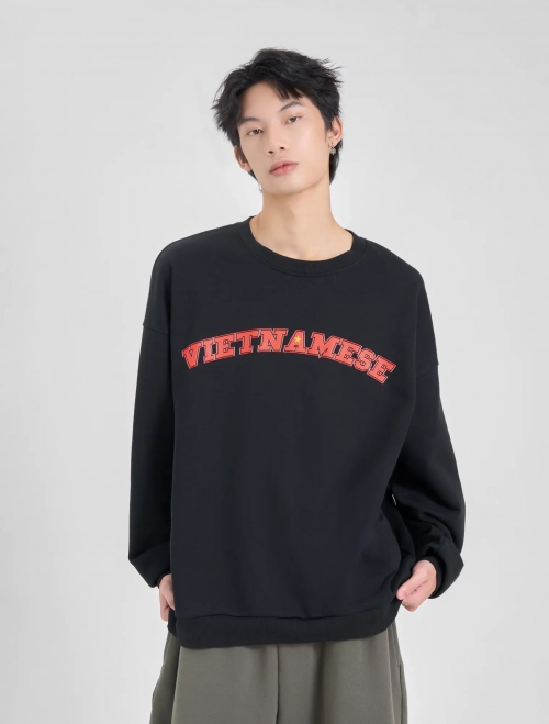 Áo nỉ unisex người lớn Canifa S Kết nối tự hào dáng relax