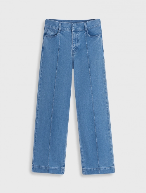 Quần jeans nữ dáng suông