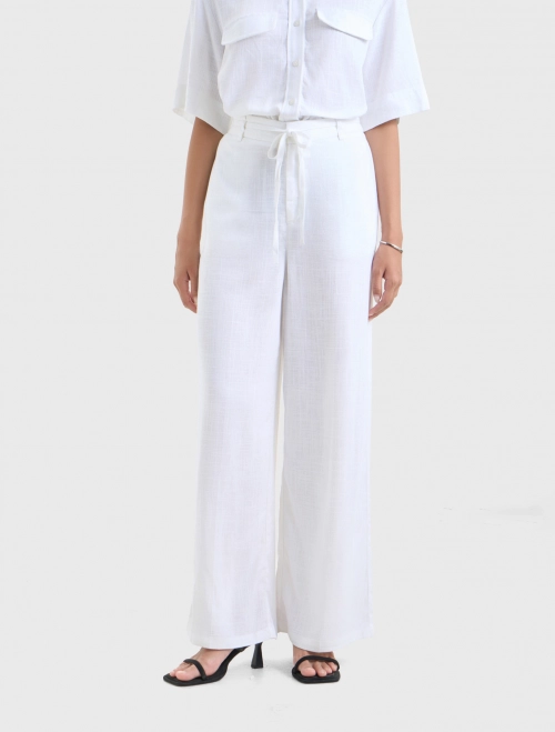 Quần dài nữ rayon linen dáng rộng