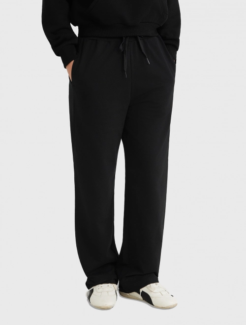 Quần nỉ nữ cotton USA dáng suông