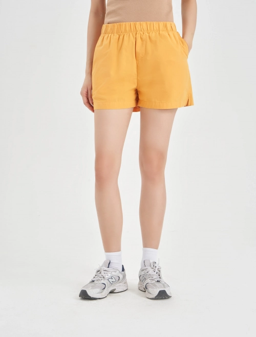 Quần soóc nữ cotton cạp chun