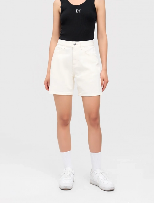 Quần soóc jeans nữ dáng bermuda