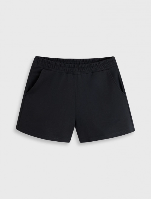 Quần shorts nữ basic cạp chun