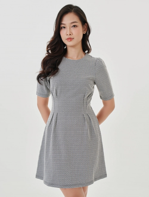 Váy liền nữ tay lỡ dáng A