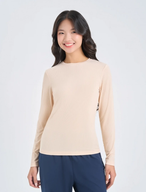 Áo body nữ cổ tròn