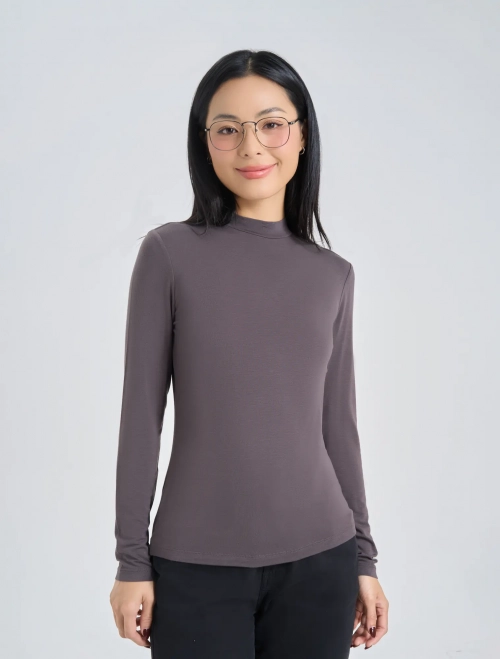 Áo giữ nhiệt nữ cổ lửng