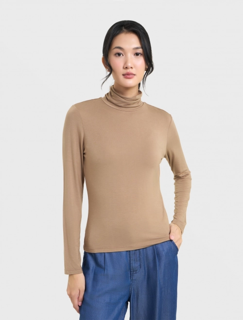 Áo giữ nhiệt nữ cổ lọ