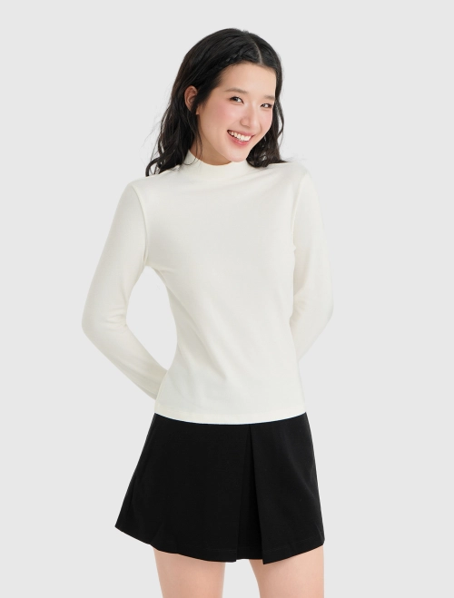 Áo body nữ cổ lửng dáng ôm | OEKO-TEX