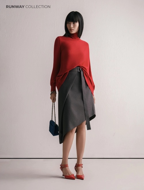 Chân Váy Bất Đối Xứng Nữ