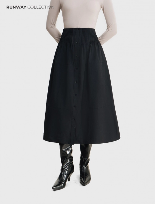 Chân váy Dài Khaki