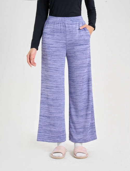 Quần mặc nhà nữ dáng suông