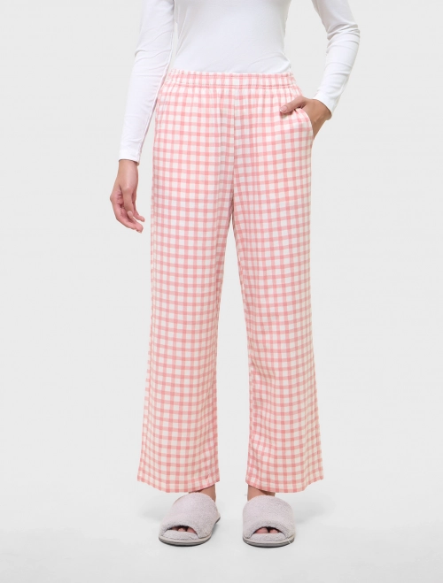 Quần mặc nhà nữ dáng suông