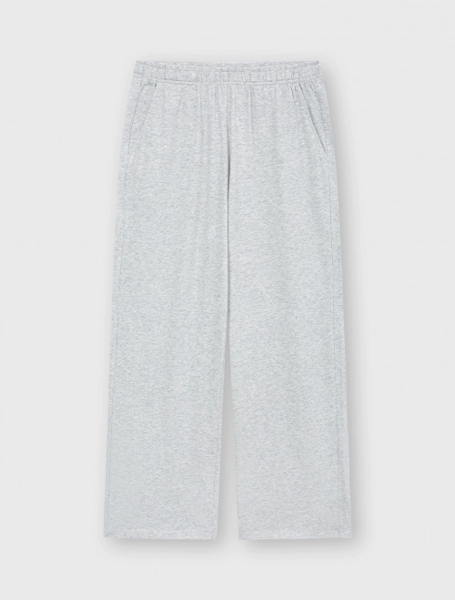 Quần mặc nhà nữ dáng suông