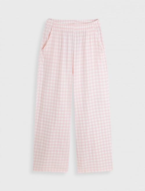 Quần mặc nhà nữ cotton dáng suông | OEKO-TEX