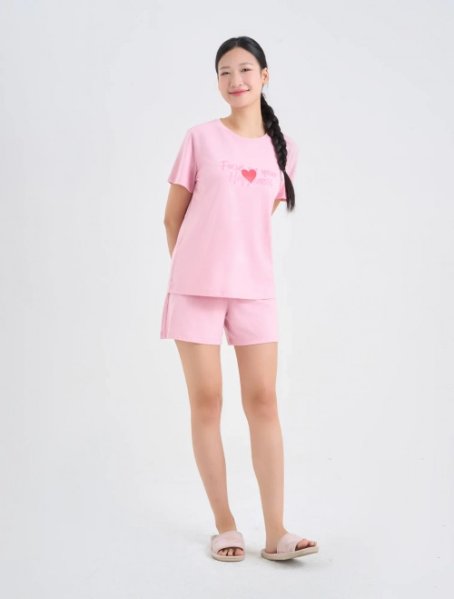 Bộ mặc nhà nữ có hình in