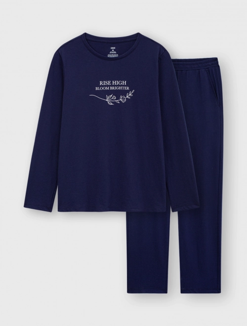 Bộ mặc nhà nữ dáng suông