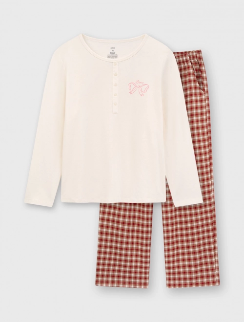 Bộ mặc nhà nữ có hình in