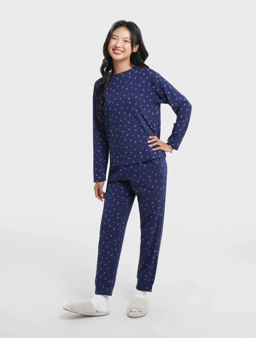 Bộ mặc nhà nữ hoạ tiết