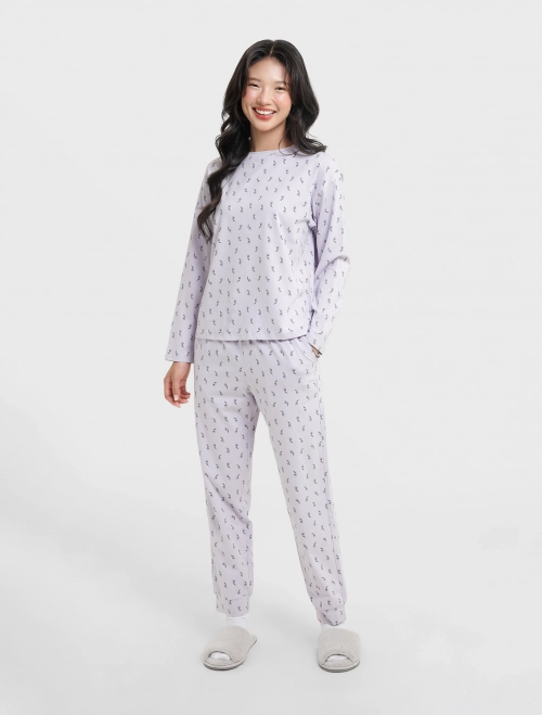 Bộ mặc nhà nữ hoạ tiết