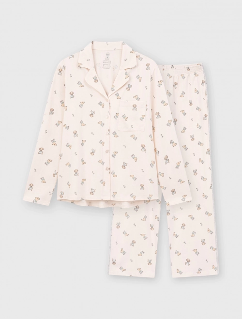 Bộ pyjama nữ hoạ tiết