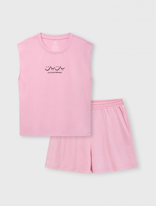 Bộ mặc nhà nữ có hình in