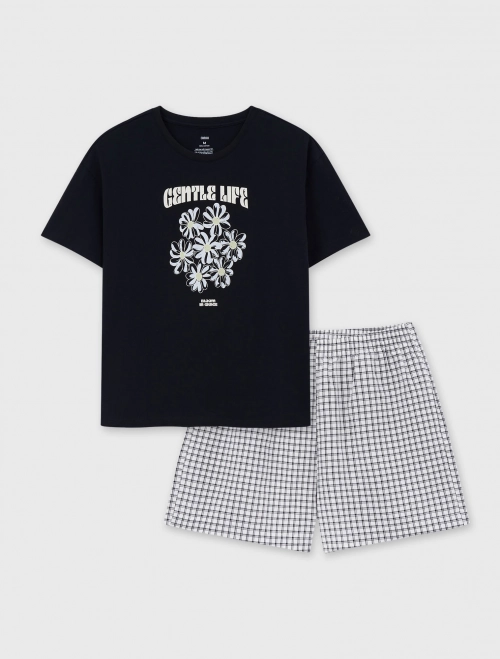 Bộ mặc nhà nữ cotton