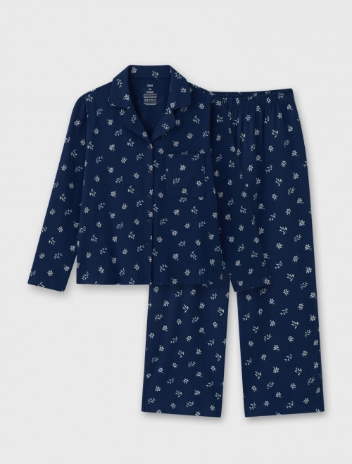 Bộ pyjama nữ cotton dáng suông | OEKOTEX