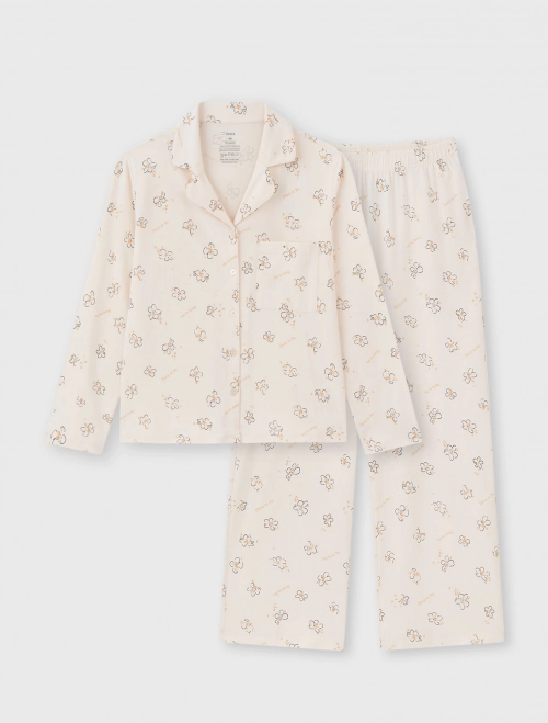 Bộ pyjama nữ cotton dáng suông | OEKOTEX