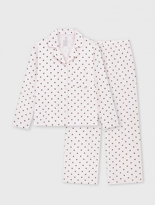 Bộ pyjama nữ cotton dáng suông | OEKOTEX
