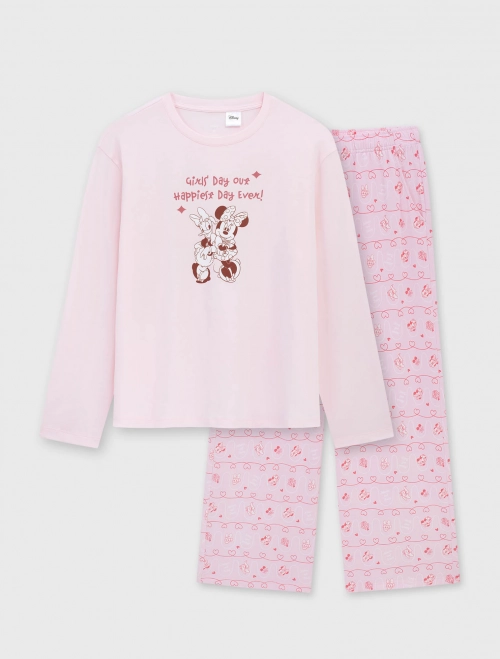 Bộ mặc nhà nữ cotton in hình Mickey | OEKOTEX