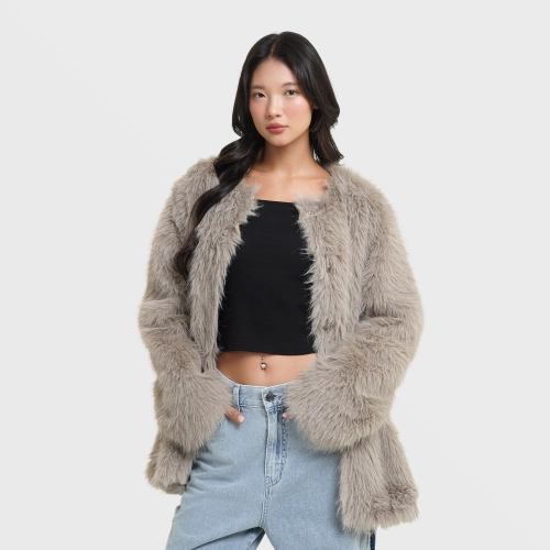 Áo khoác lông nữ