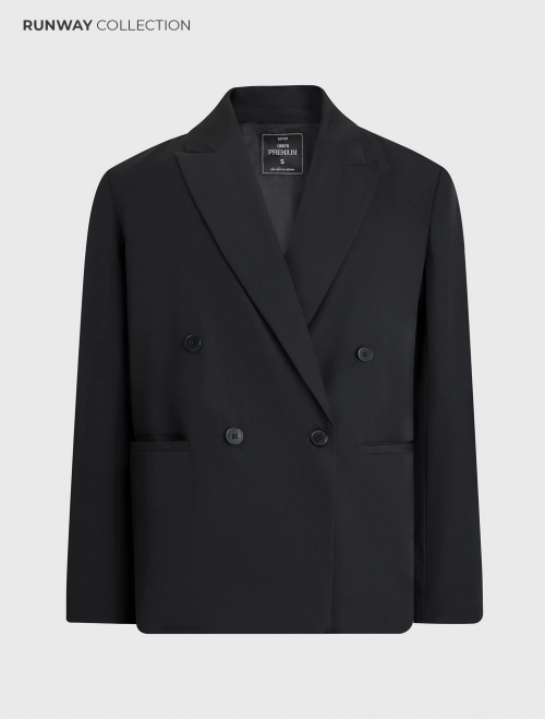 Áo Blazer Đắp Chéo Nữ