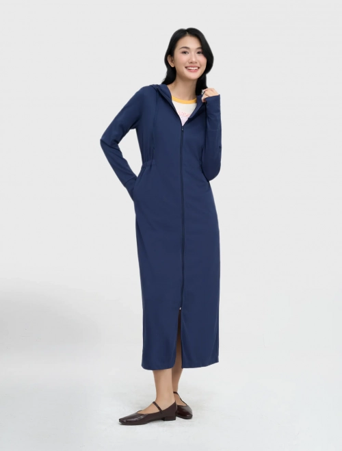 Áo khoác chống nắng nữ dáng dài