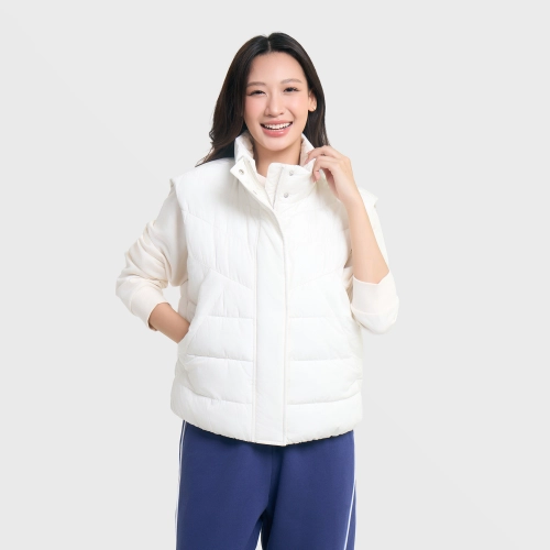 Áo khoác gilet chần bông nữ