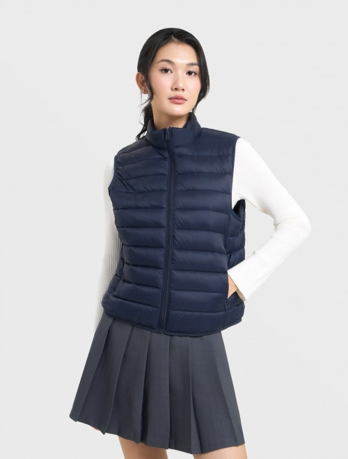 Áo khoác gilet chần bông nữ