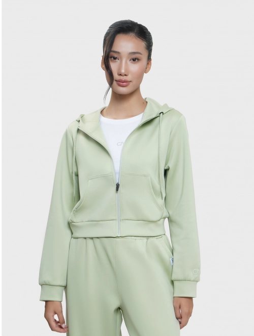 Áo khoác active nữ interlock scuba