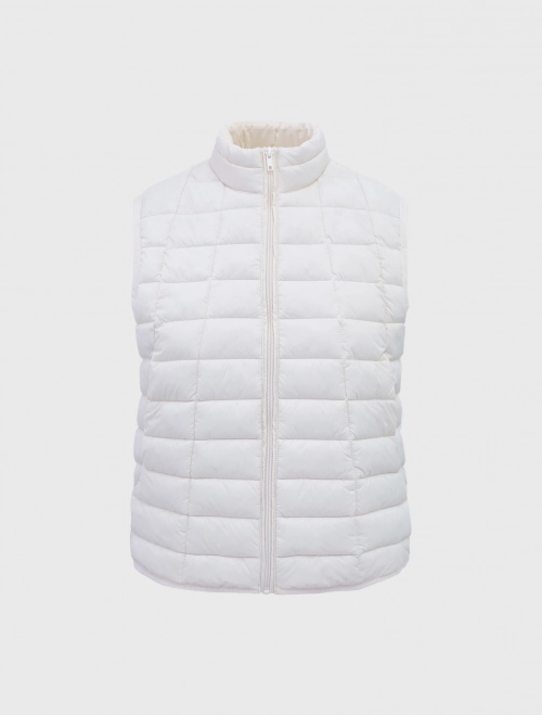 Áo khoác gilet chần bông nữ cổ đứng | Water Repellent