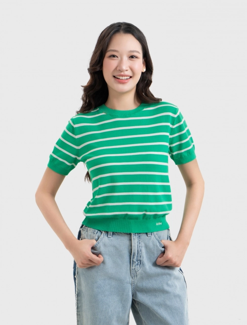 Áo len nữ ngắn tay
