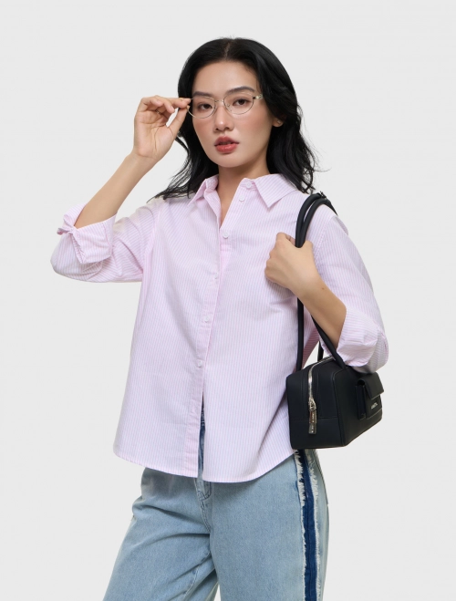 Áo sơ mi nữ cotton USA dài tay