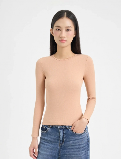 Áo phông nữ dài tay dáng ôm