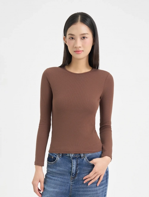 Áo phông nữ dài tay dáng ôm