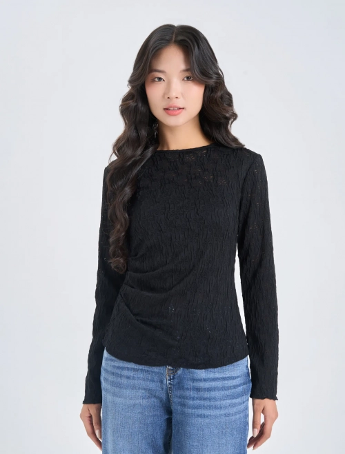 Áo phông nữ dài tay dáng ôm