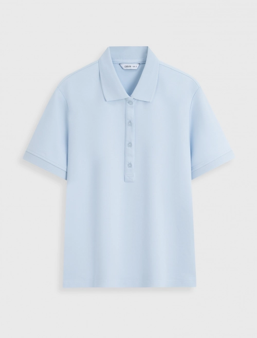Áo polo nữ dáng suông