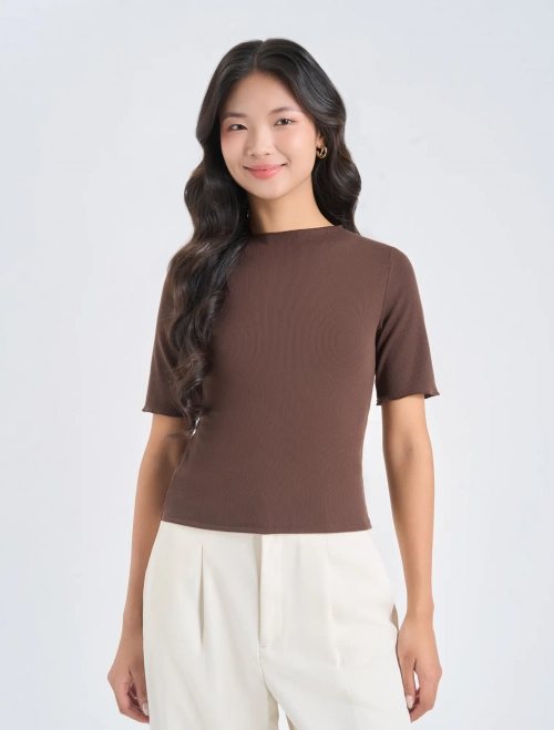 Áo phông nữ tay lỡ dáng ôm