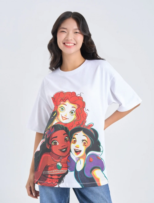 Áo phông nữ cotton USA dáng oversize