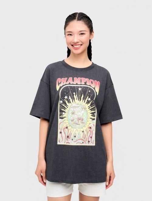 Áo phông nữ cotton có hình in