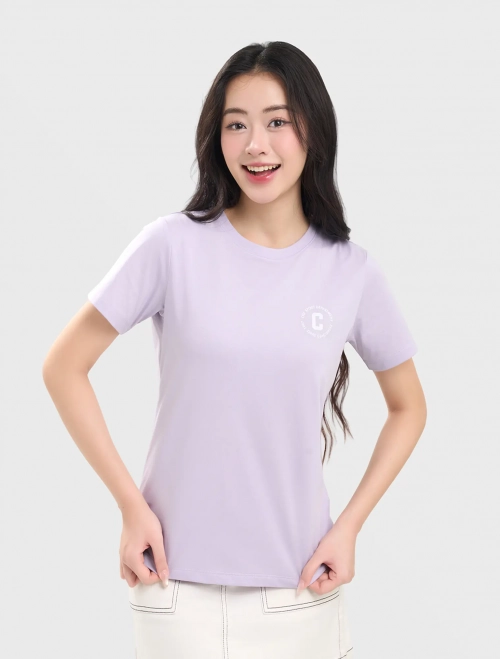 Áo phông nữ basic có hình in