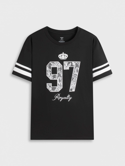 Áo phông nữ cotton USA dáng oversize