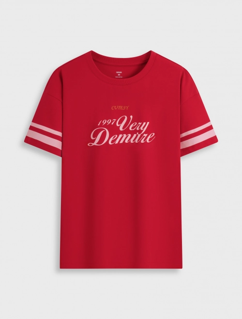 Áo phông nữ cotton USA dáng oversize