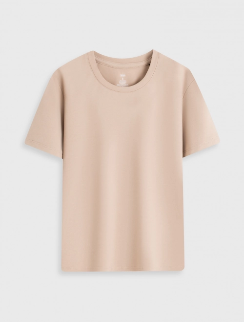 Áo phông nữ Cotton USA basic dáng suông